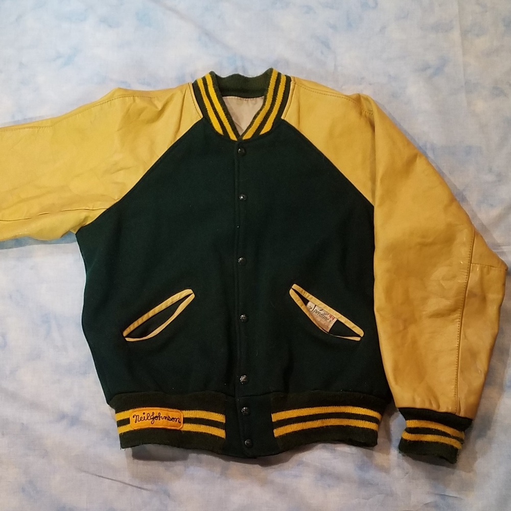 Vintage 60s Blank Varsity Letterman